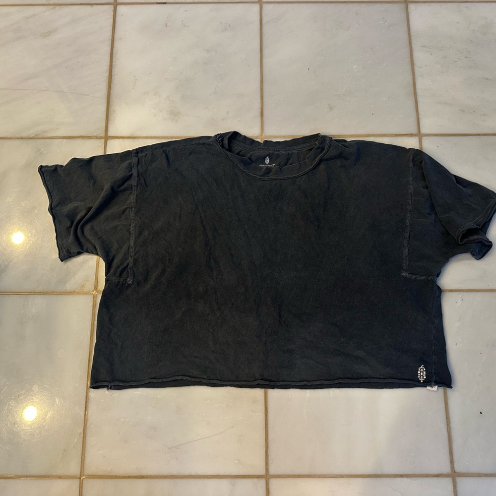 FP Movement by Free People Black Crop Top